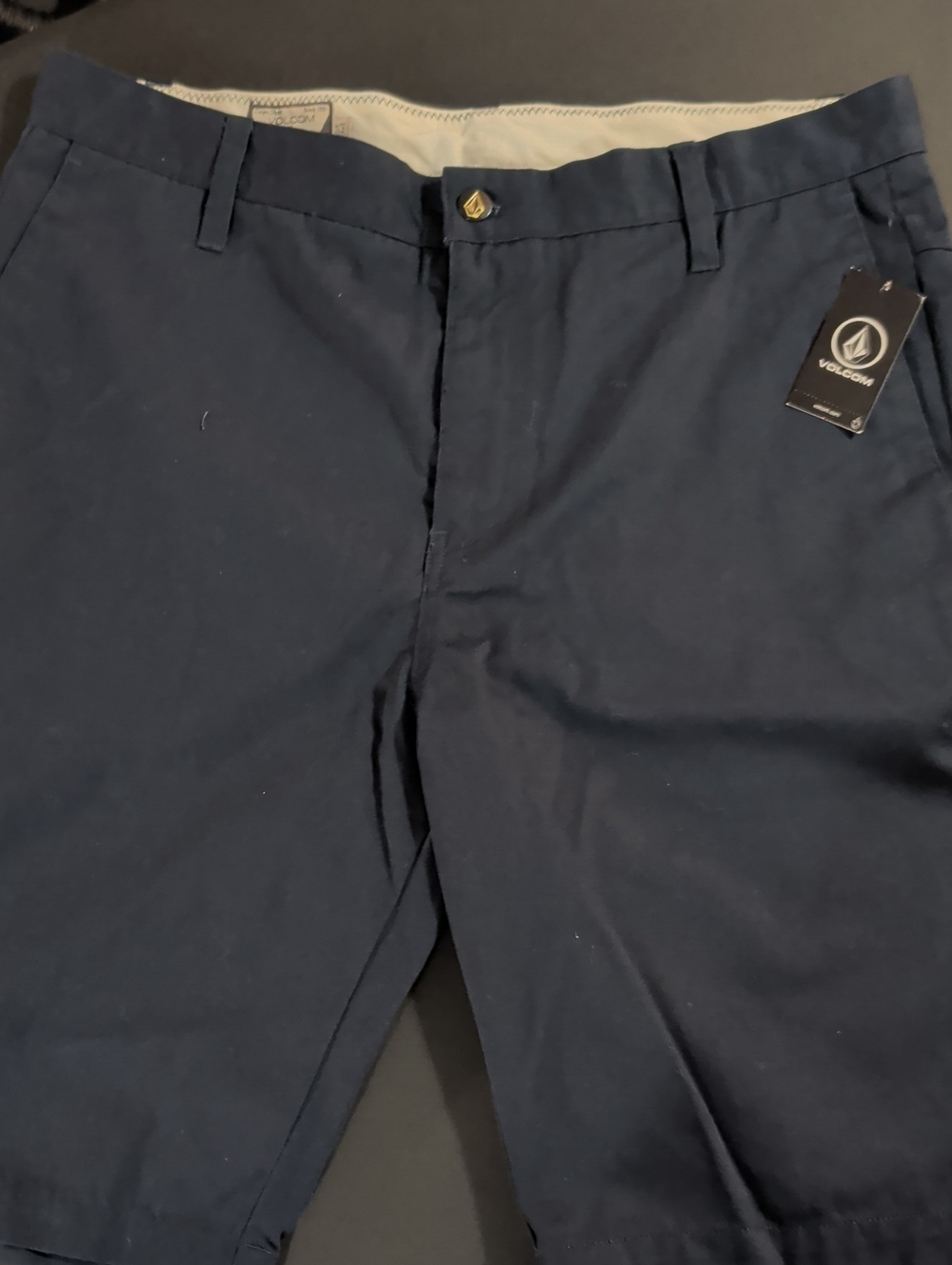 NEW. Volcom Navy Men's Chino Shorts